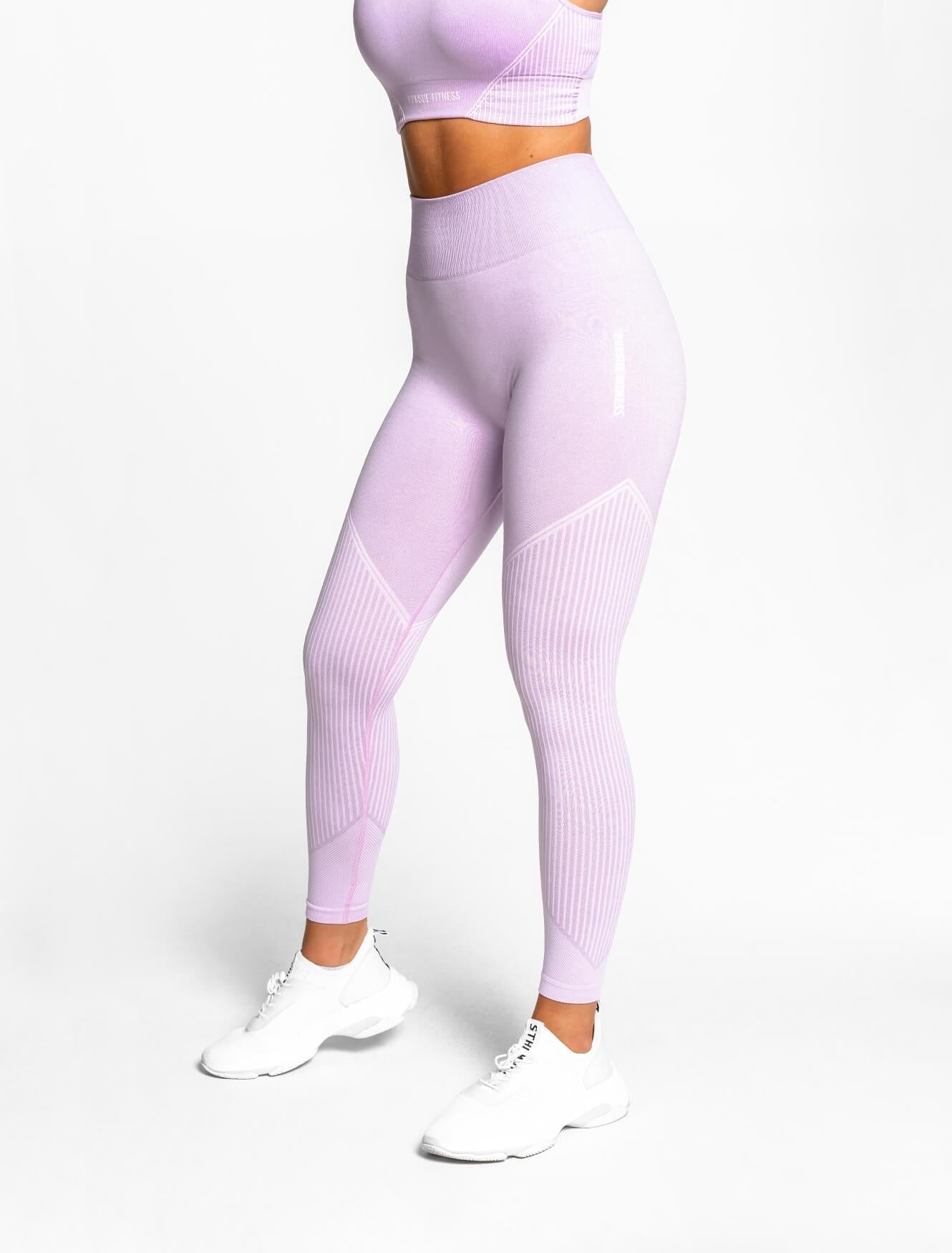 Afterglow Seamless Leggings / Lilac Mist Pursue Fitness 5