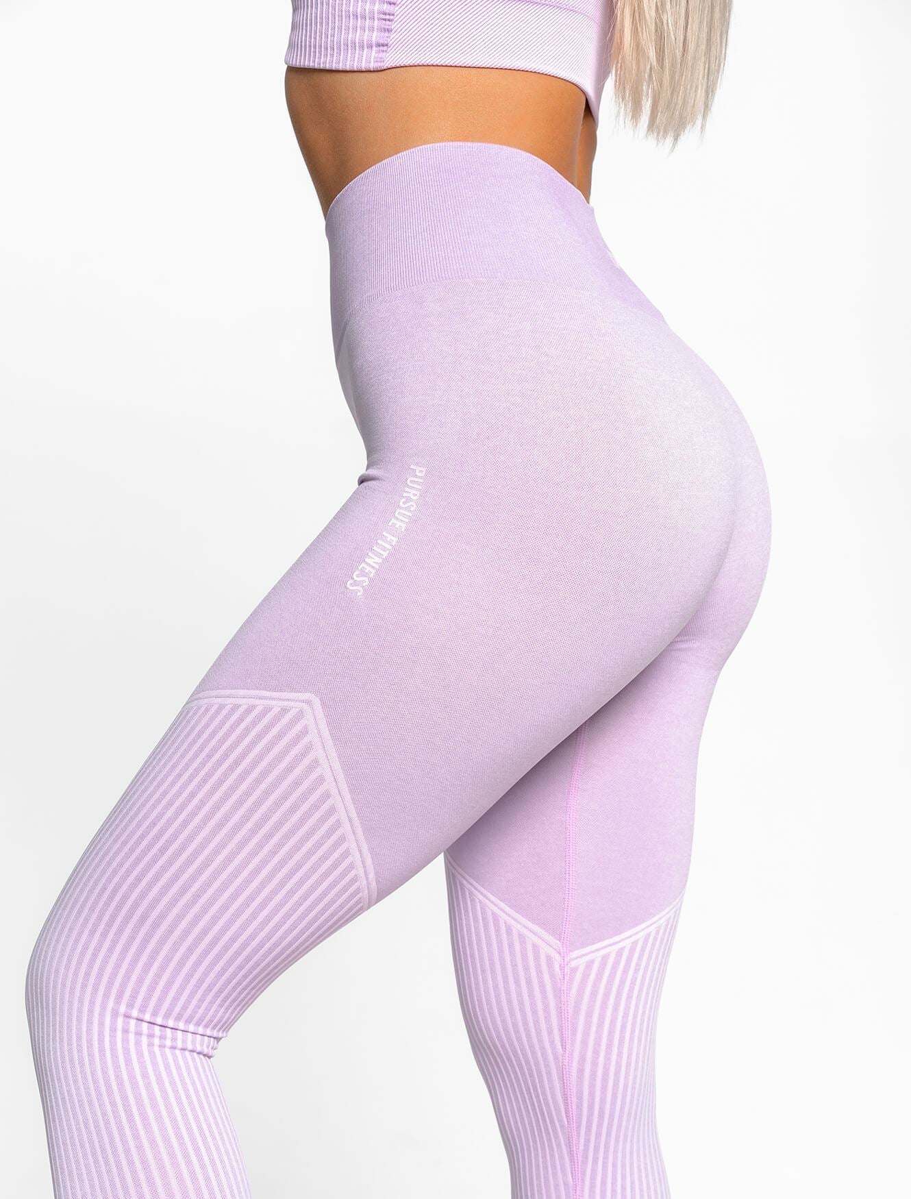Afterglow Seamless Leggings / Lilac Mist Pursue Fitness 6