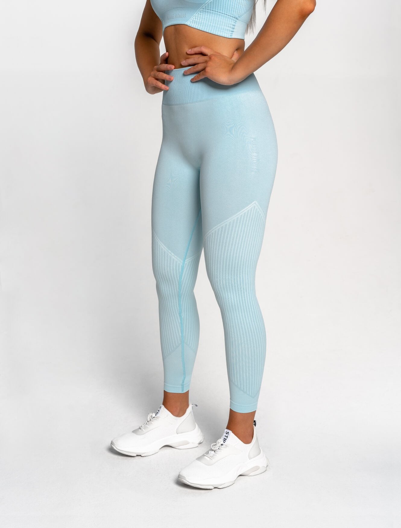 Afterglow Seamless Leggings / Sky Blue Pursue Fitness 2