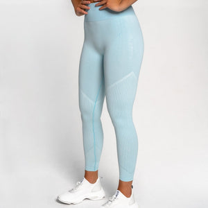 Afterglow Seamless Leggings / Sky Blue Pursue Fitness 2