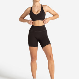 Allure Cycling Shorts - Espresso Pursue Fitness 3