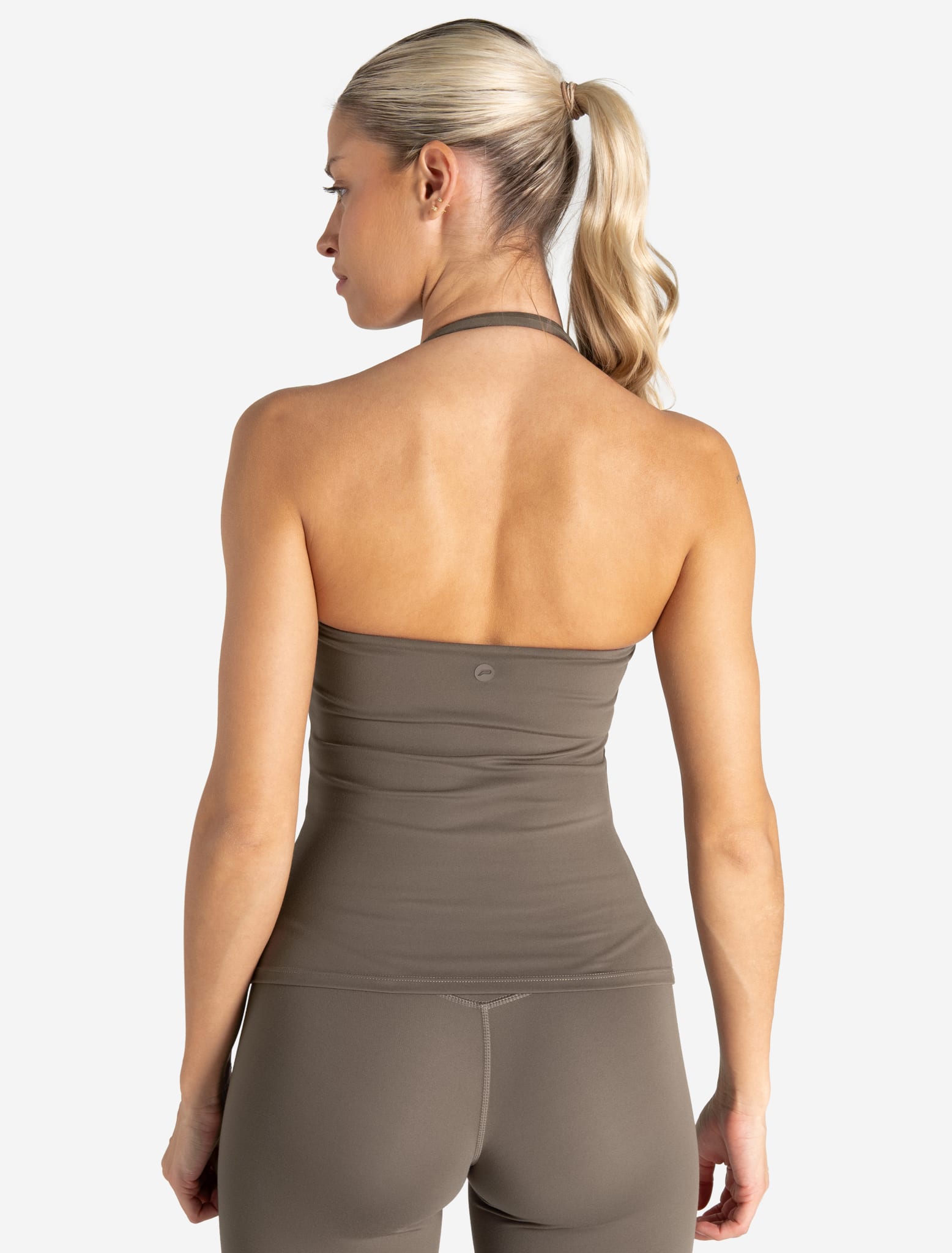 Halter neck style sports top