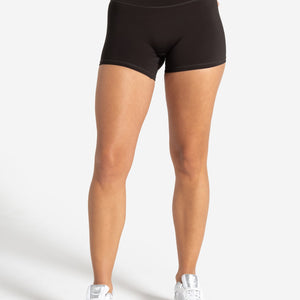Allure Short Length Shorts - Espresso Pursue Fitness 1