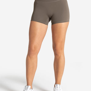 pale brown short shorts 