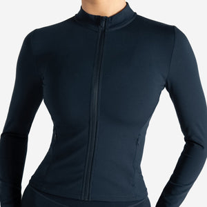 Allure Zip Jacket - Dark Navy Pursue Fitness 2