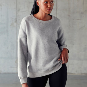 Boyfriend Sweater / Grey Marl Pursue Fitness 1