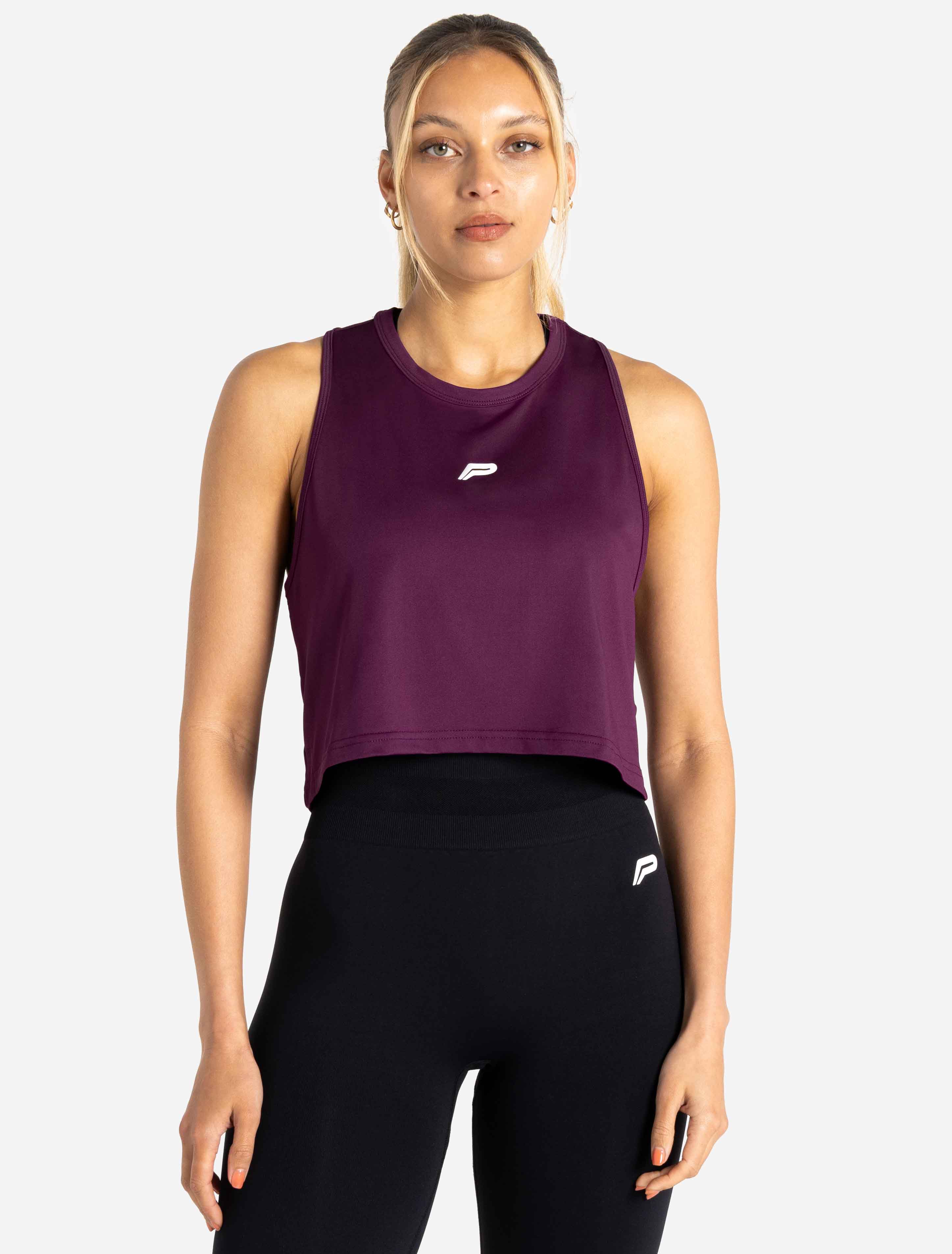 BreathEasy® Crop Vest / Purple Pursue Fitness 1
