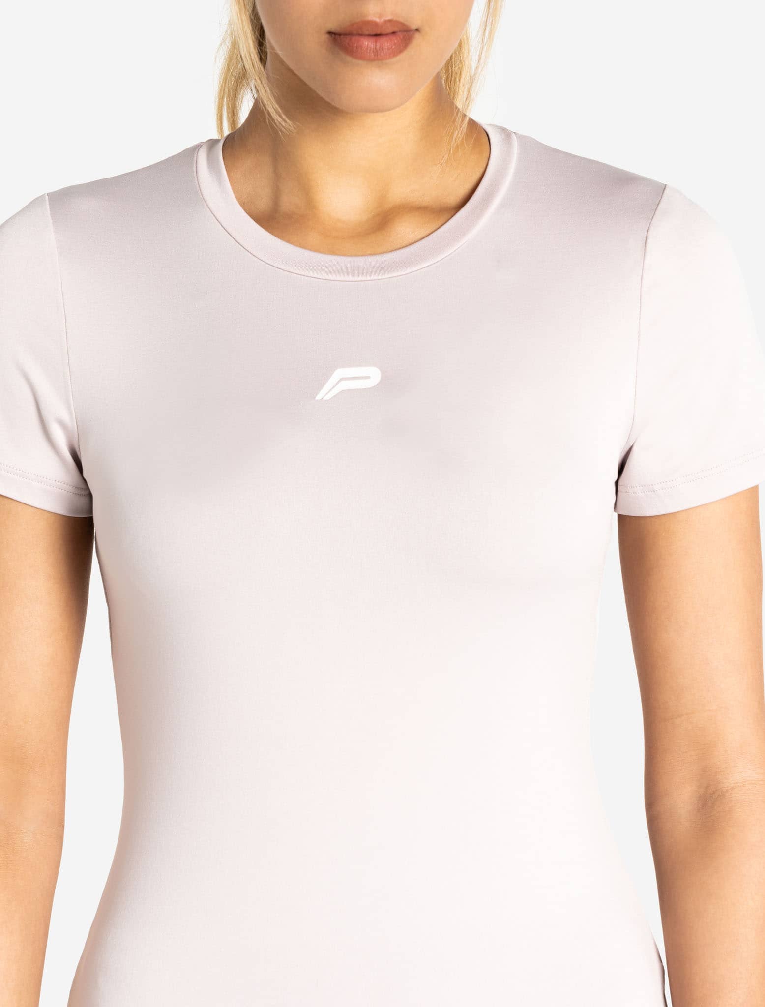BreathEasy® Full-Length T-Shirt / Light Grey Pursue Fitness 3