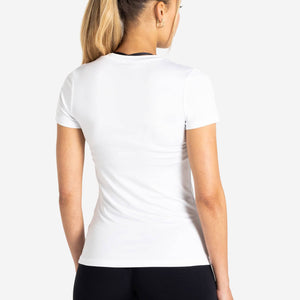 BreathEasy® Full-Length T-Shirt / White Pursue Fitness 2