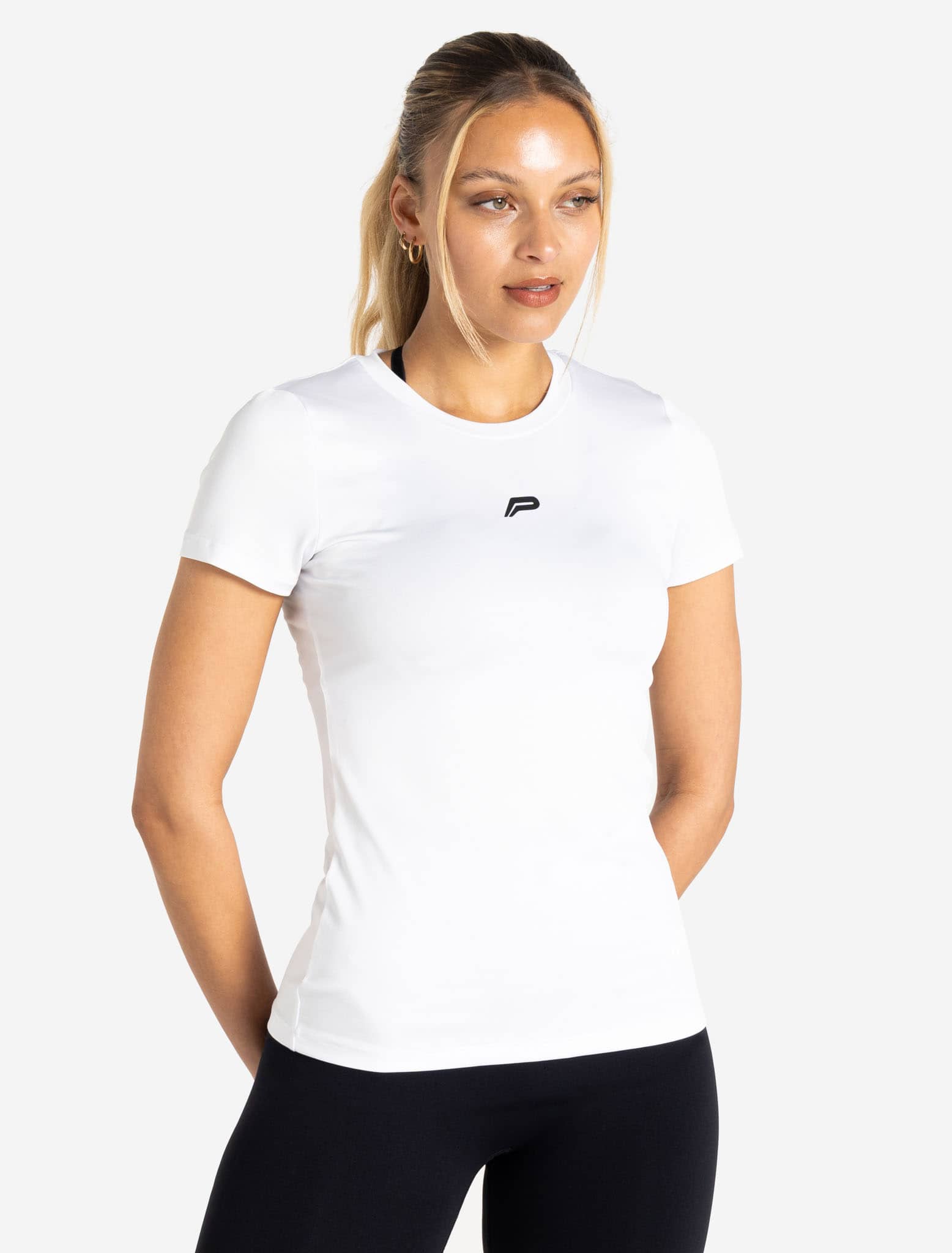 BreathEasy® Full Length T-Shirt | White | Pursue Fitness