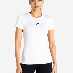 BreathEasy® Full-Length T-Shirt / White Pursue Fitness 1