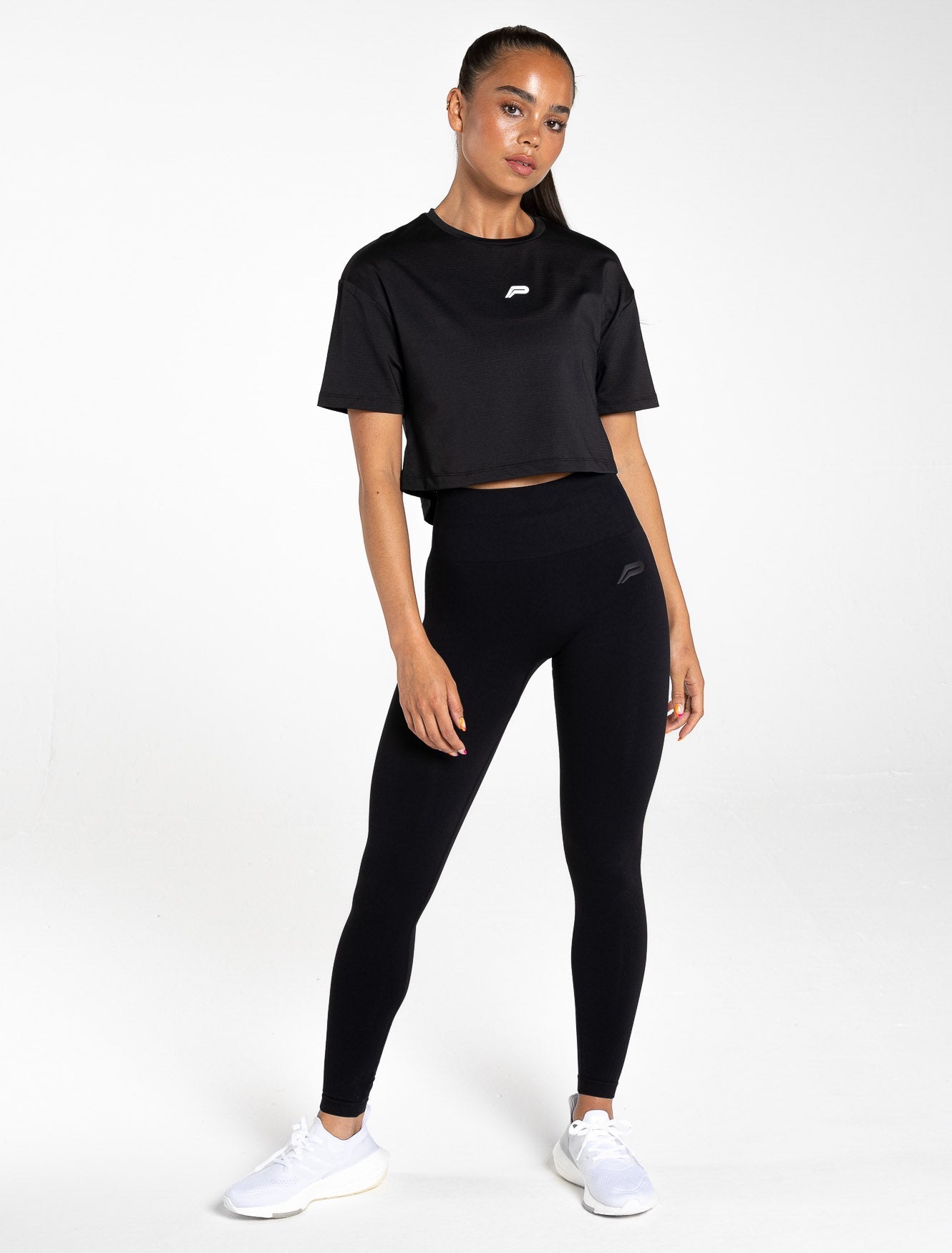 Breeze Crop T-Shirt | Black | Pursue Fitness