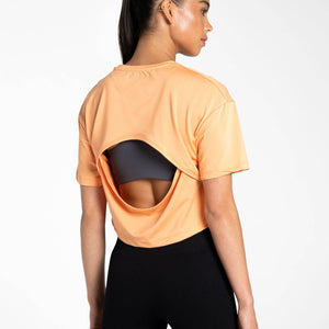 Breeze Crop T-Shirt / Coral Pursue Fitness 2