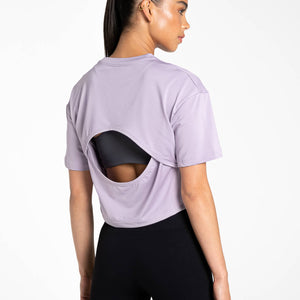 Breeze Crop T-Shirt / Lilac Pursue Fitness 2