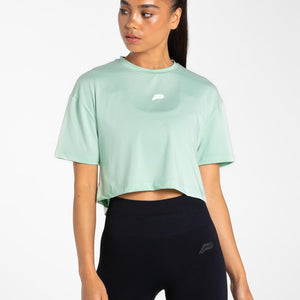 Breeze Crop T-Shirt / Mint Green Pursue Fitness 1