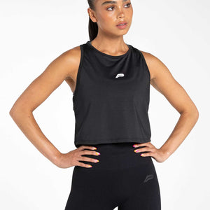 Breeze Crop Tank / Black Pursue Fitness 1