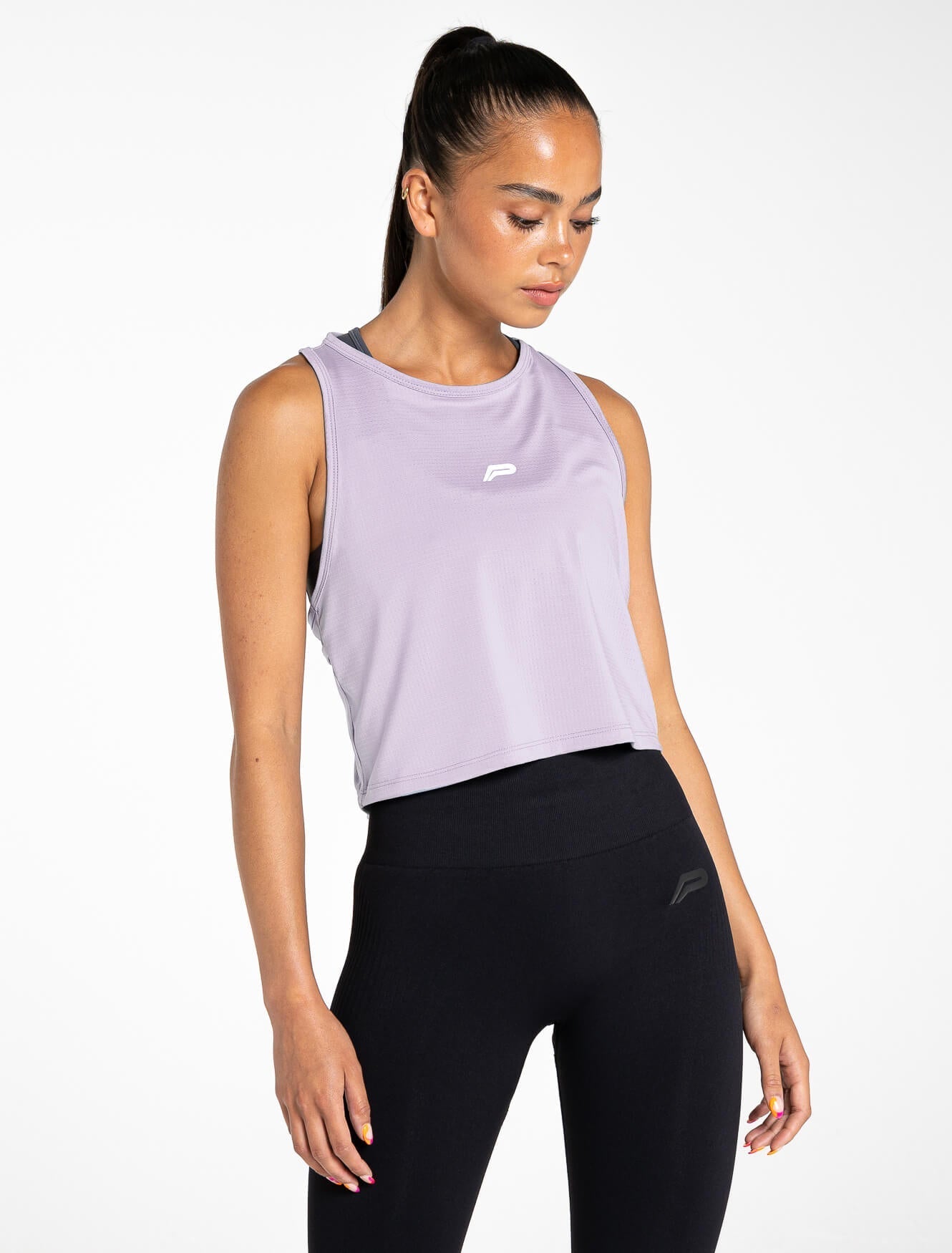 Breeze Crop Tank / Lilac Pursue Fitness 1