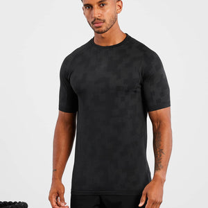 Camo Seamless T-Shirt / Black Pursue Fitness 1