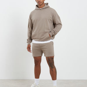 Core Loopback Shorts - Taupe Pursue Fitness 2