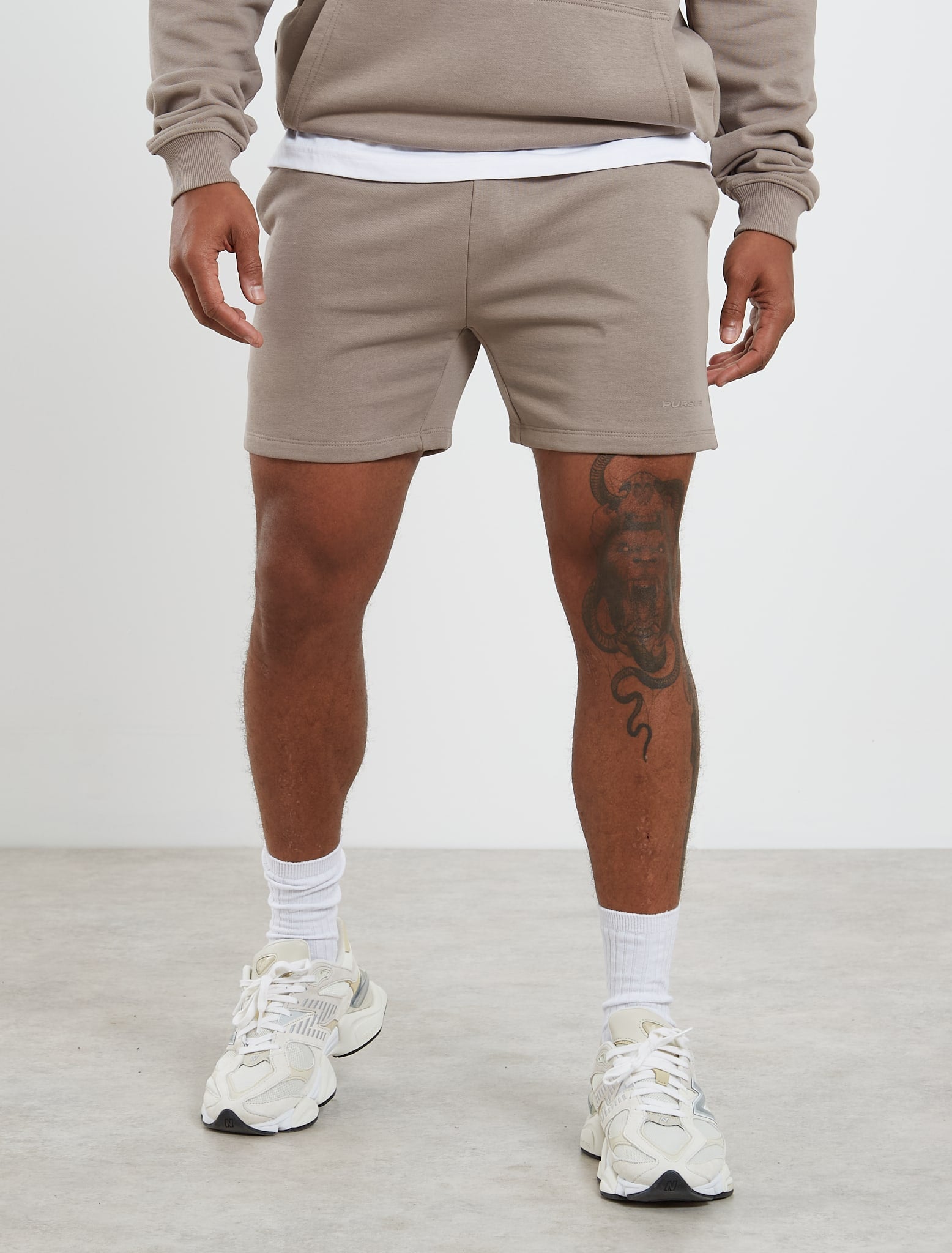 Core Loopback Shorts - Taupe Pursue Fitness 1