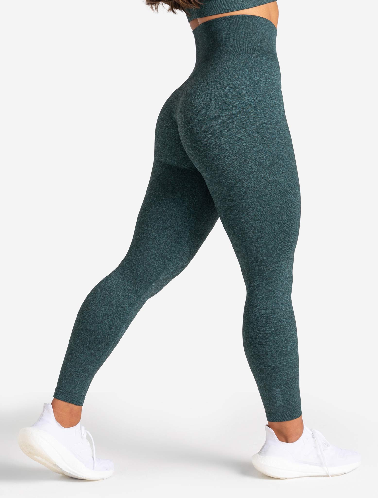 Core Seamless Leggings, Teal Marl