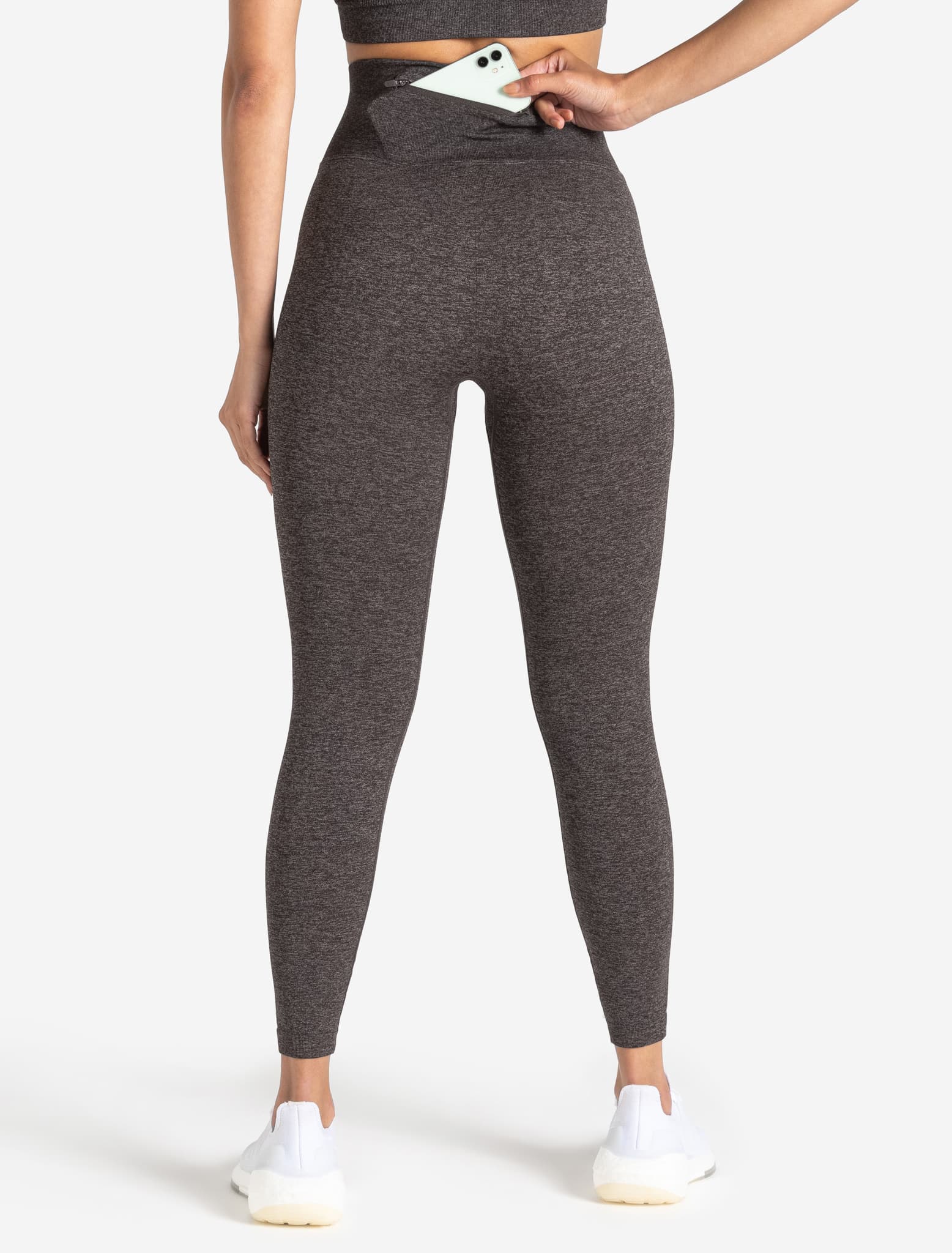 Core Seamless Pocket Leggings / Brown Marl Pursue Fitness 1