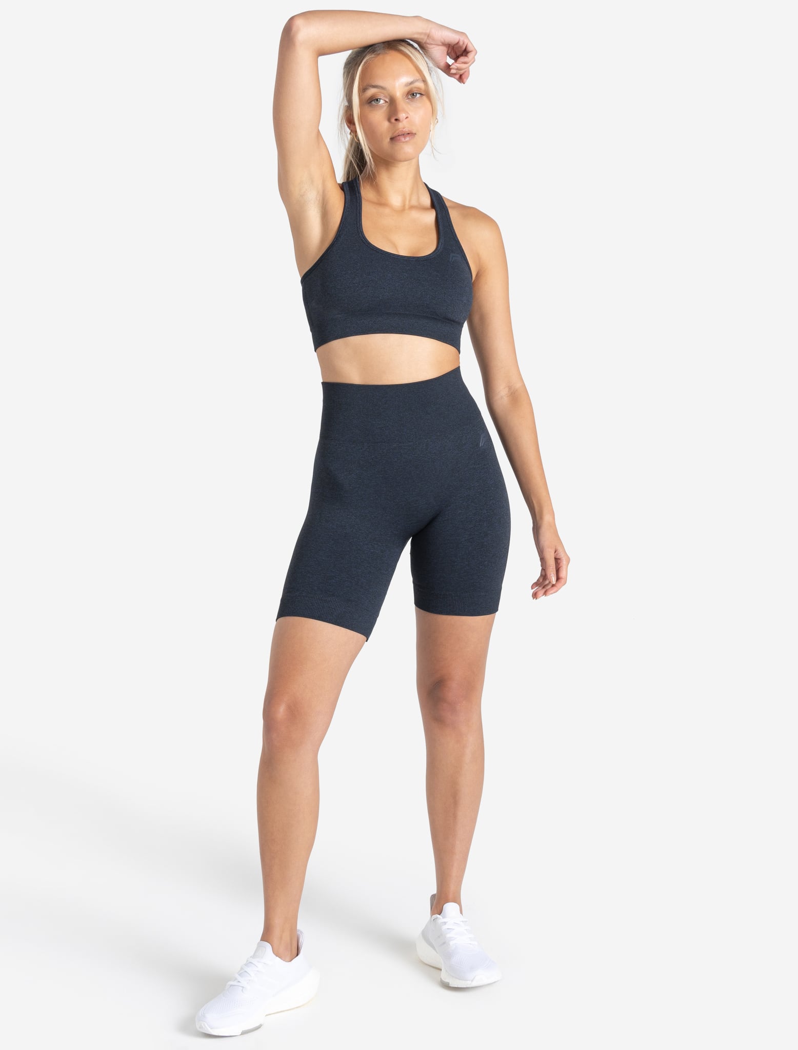 Core Seamless Shorts / Navy Marl Pursue Fitness 7