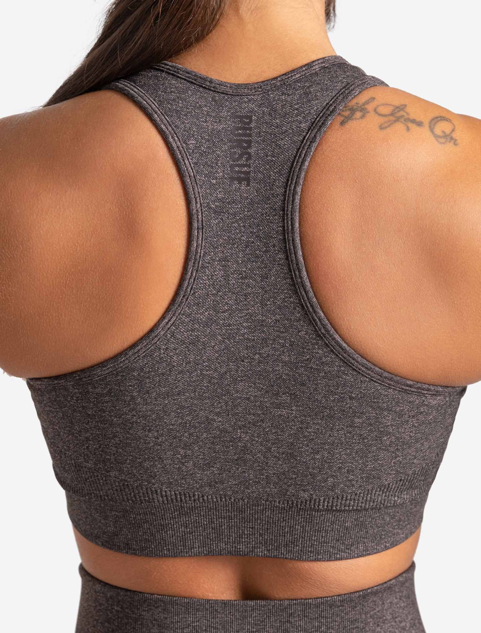 Core Seamless Sports Bra / Brown Marl Pursue Fitness 2