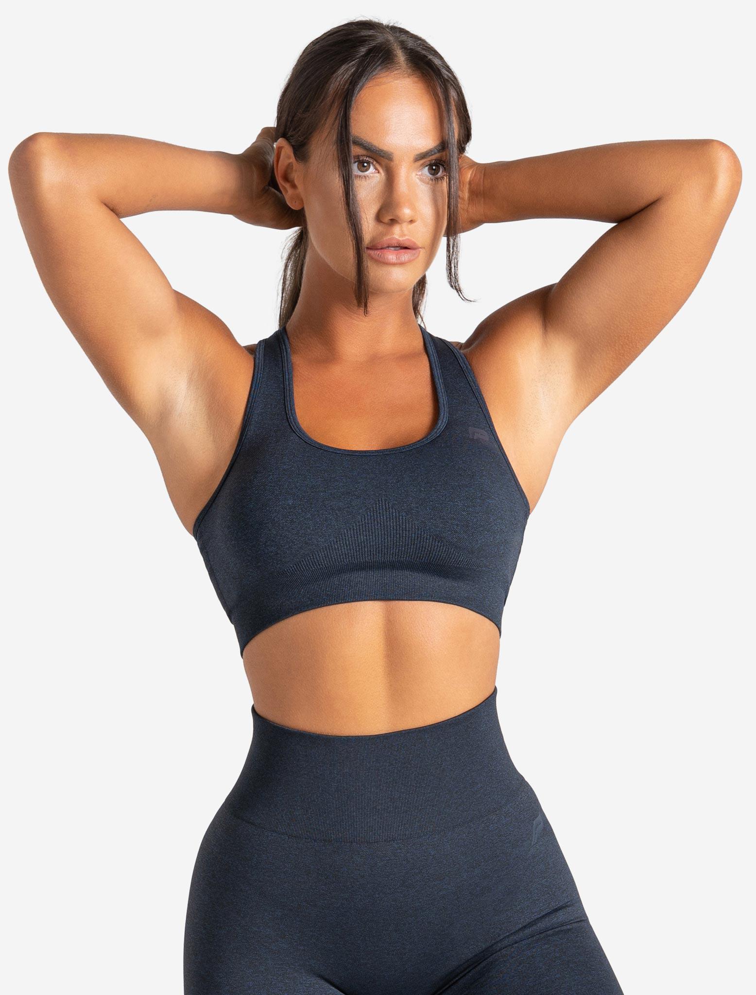 Core Seamless Sports Bra / Navy Marl Pursue Fitness 1