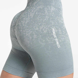 Cosmic Seamless Shorts / Teal Ombre Pursue Fitness 1
