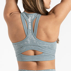 Cosmic Seamless Sports Bra / Teal Ombre Pursue Fitness 1