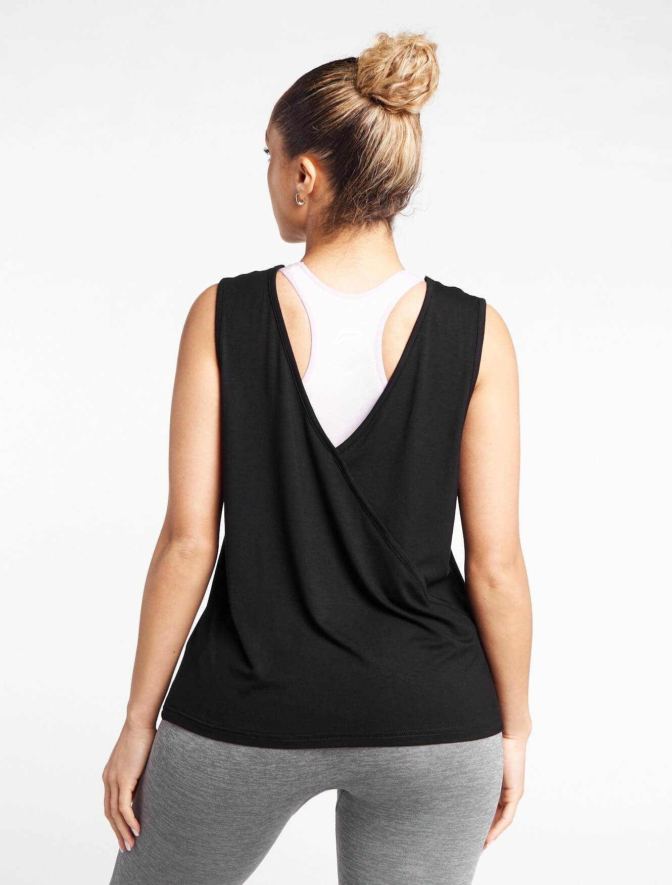 Crossover Tank Top / Black Pursue Fitness 2