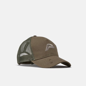 Distressed Trucker Cap / Khaki Pursue Fitness 1