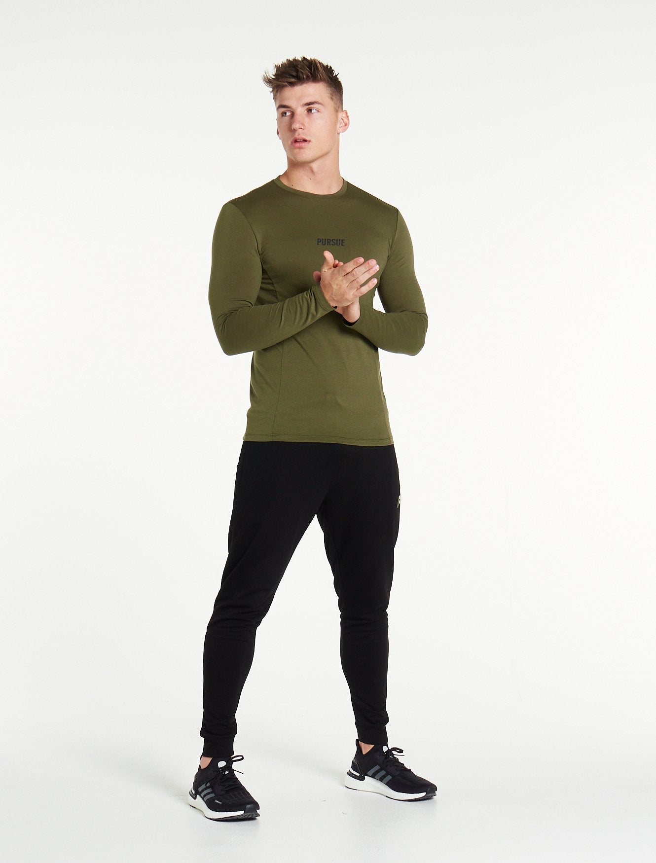 Essential Long Sleeve / Khaki Pursue Fitness 2