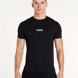 Essential T-Shirt / Black Pursue Fitness 1