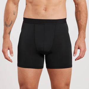 Everyday Boxers - Black (Mid Length) Pursue Fitness 1