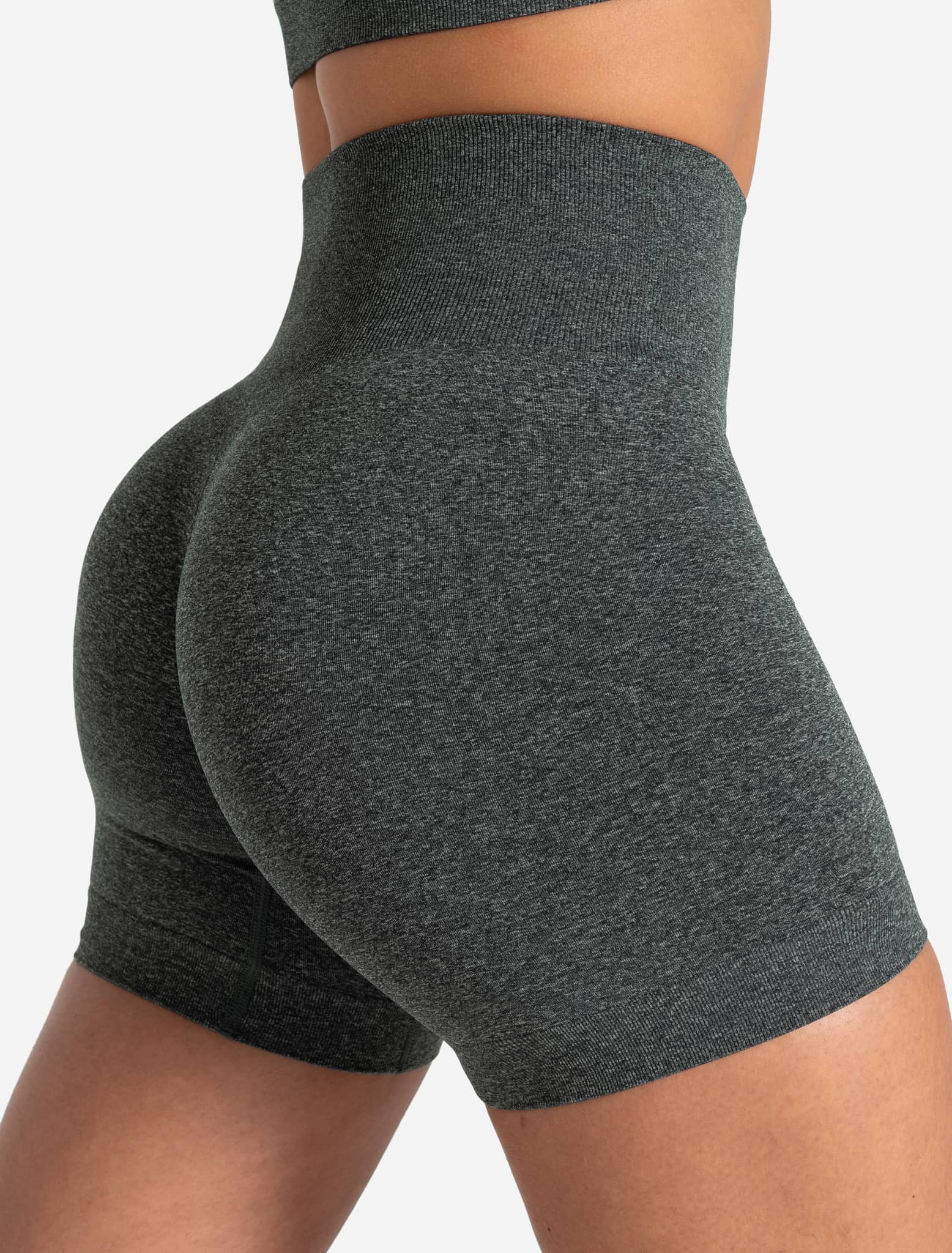 Form Seamless Shorts - Green Marl Pursue Fitness 2