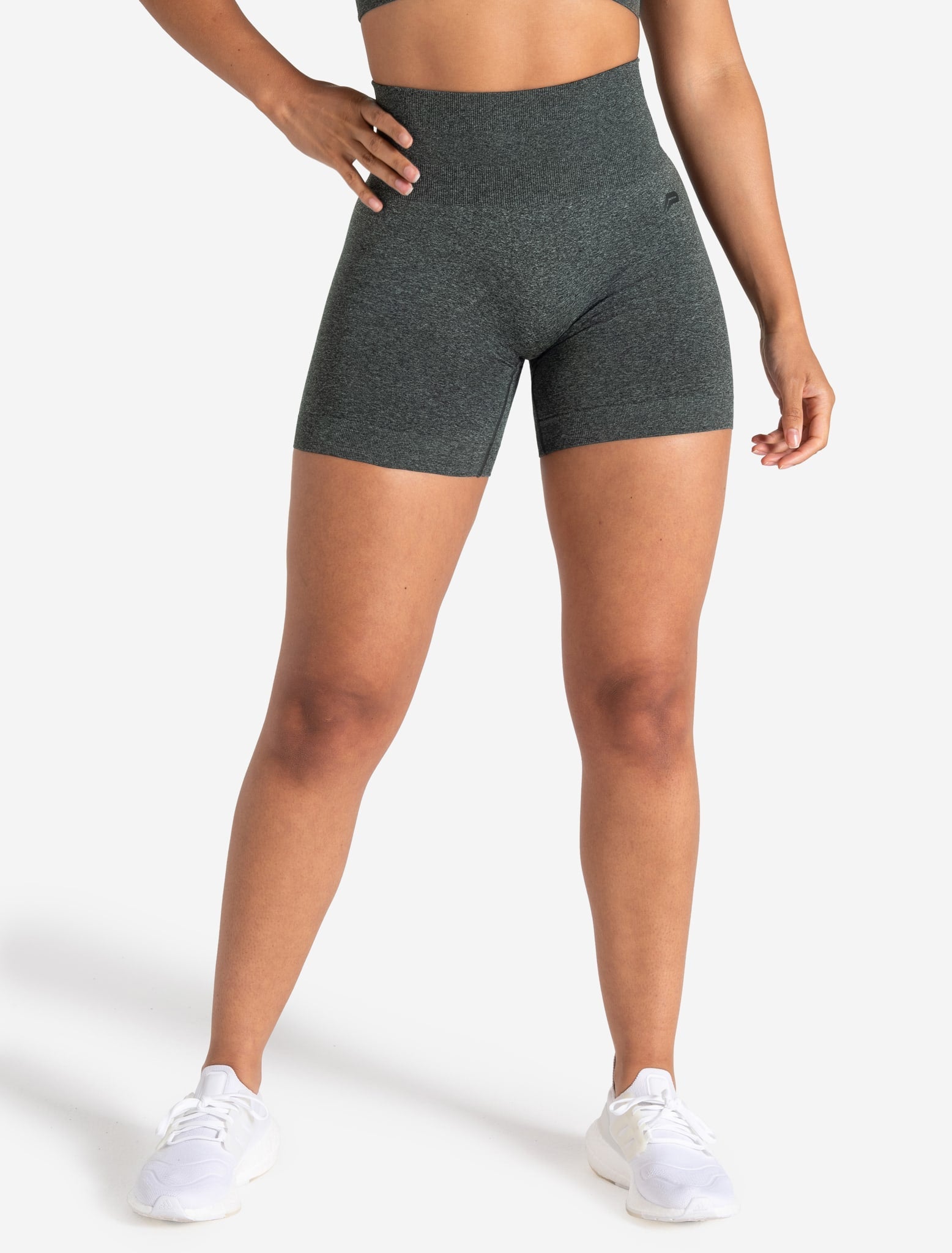 Form Seamless Shorts - Green Marl Pursue Fitness 1