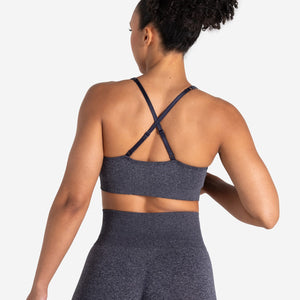 Form Seamless Sports Bra - Navy Marl Pursue Fitness 2