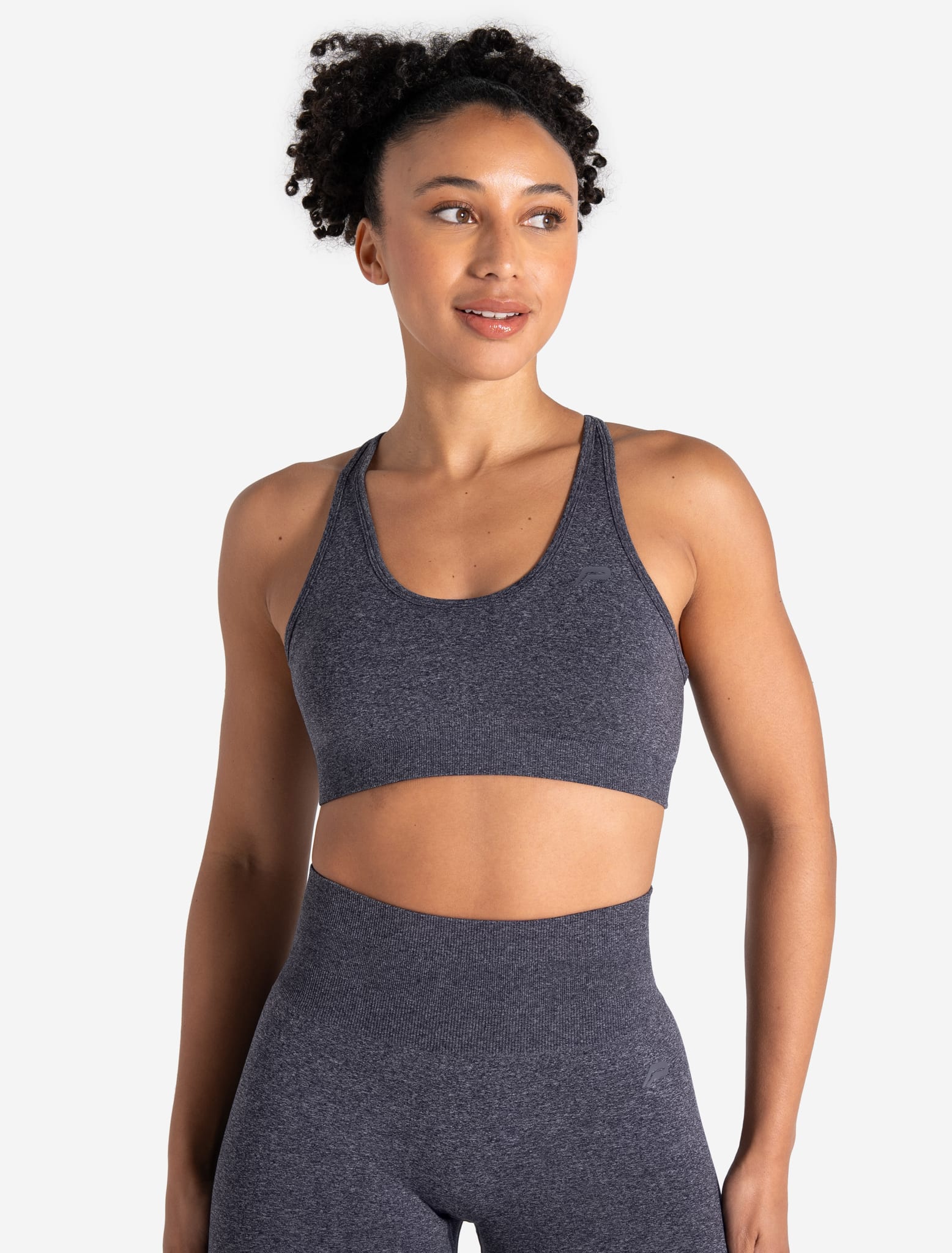 Form Seamless Sports Bra - Navy Marl Pursue Fitness 1