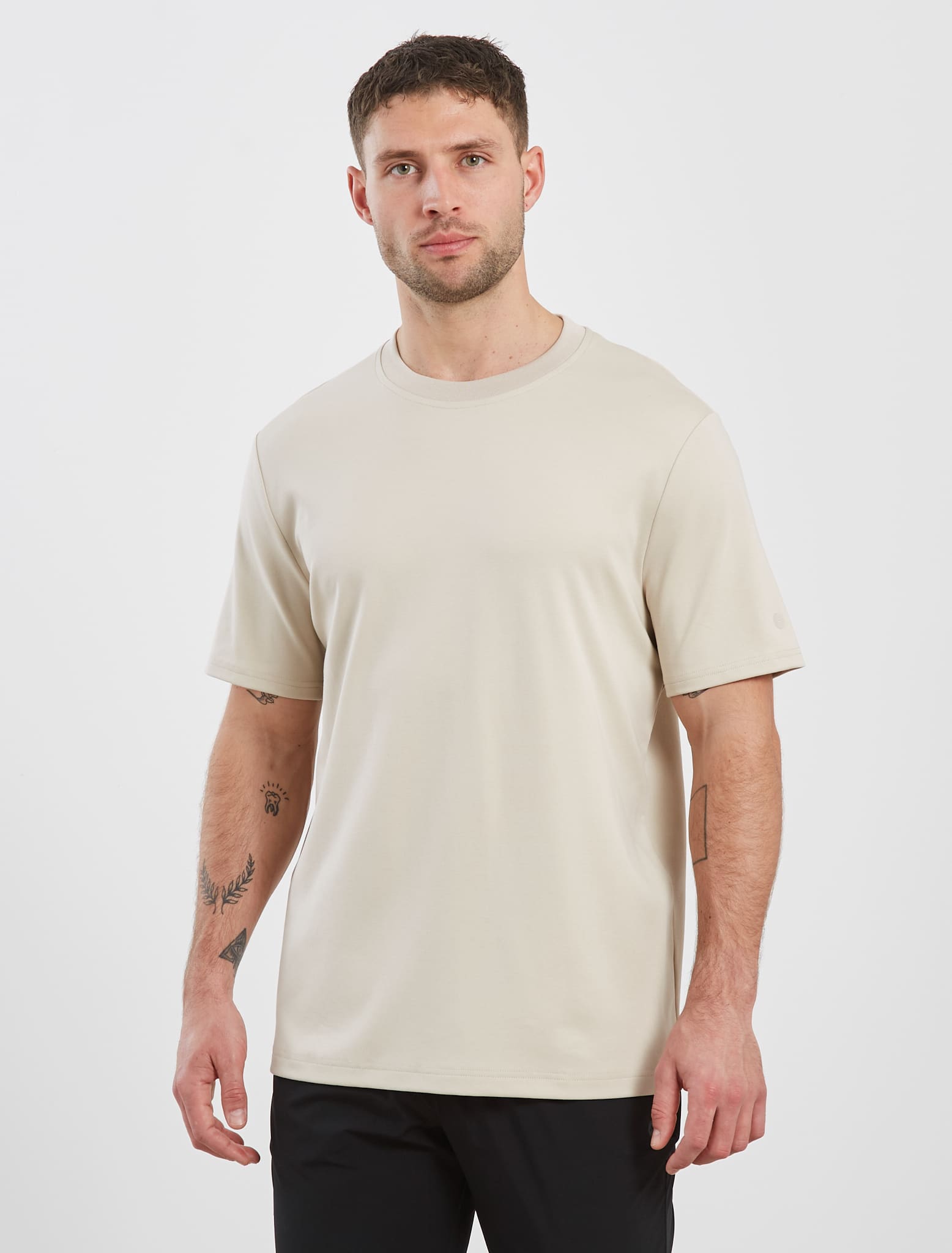 Fundamental Relaxed Fit T-Shirt - Oat Pursue Fitness 1