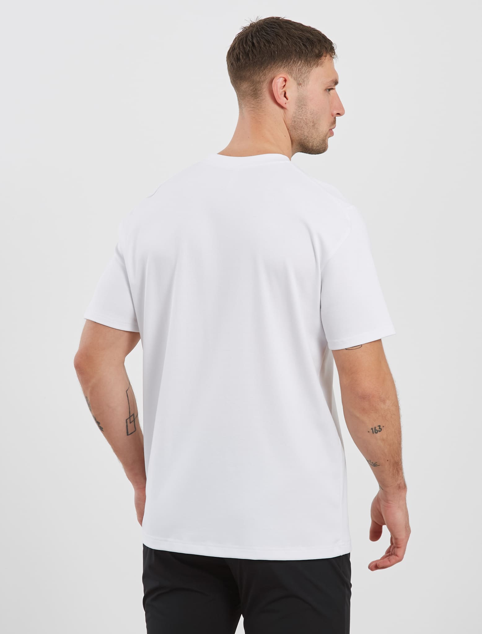 Fundamental Relaxed Fit T-Shirt - White Pursue Fitness 2