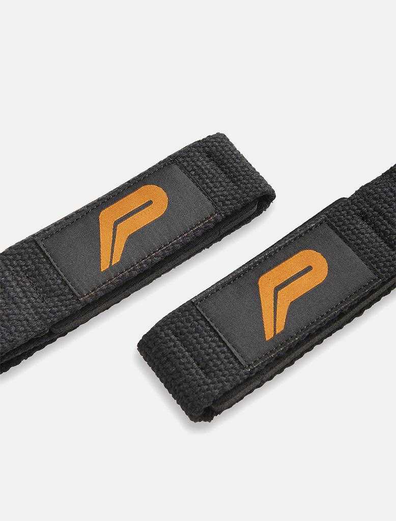 Gel Padded Lifting Straps / Black.Orange Pursue Fitness 2