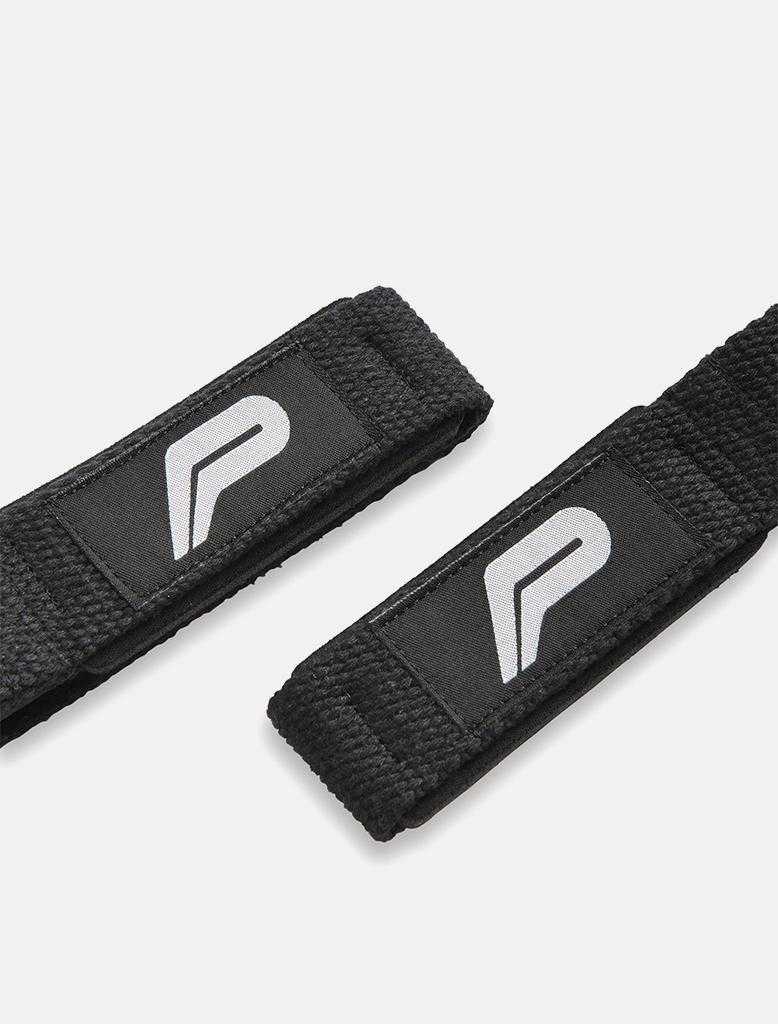 Gel Padded Lifting Straps / Black.White Pursue Fitness 2