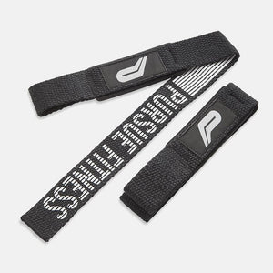 Gel Padded Lifting Straps / Black.White Pursue Fitness 1