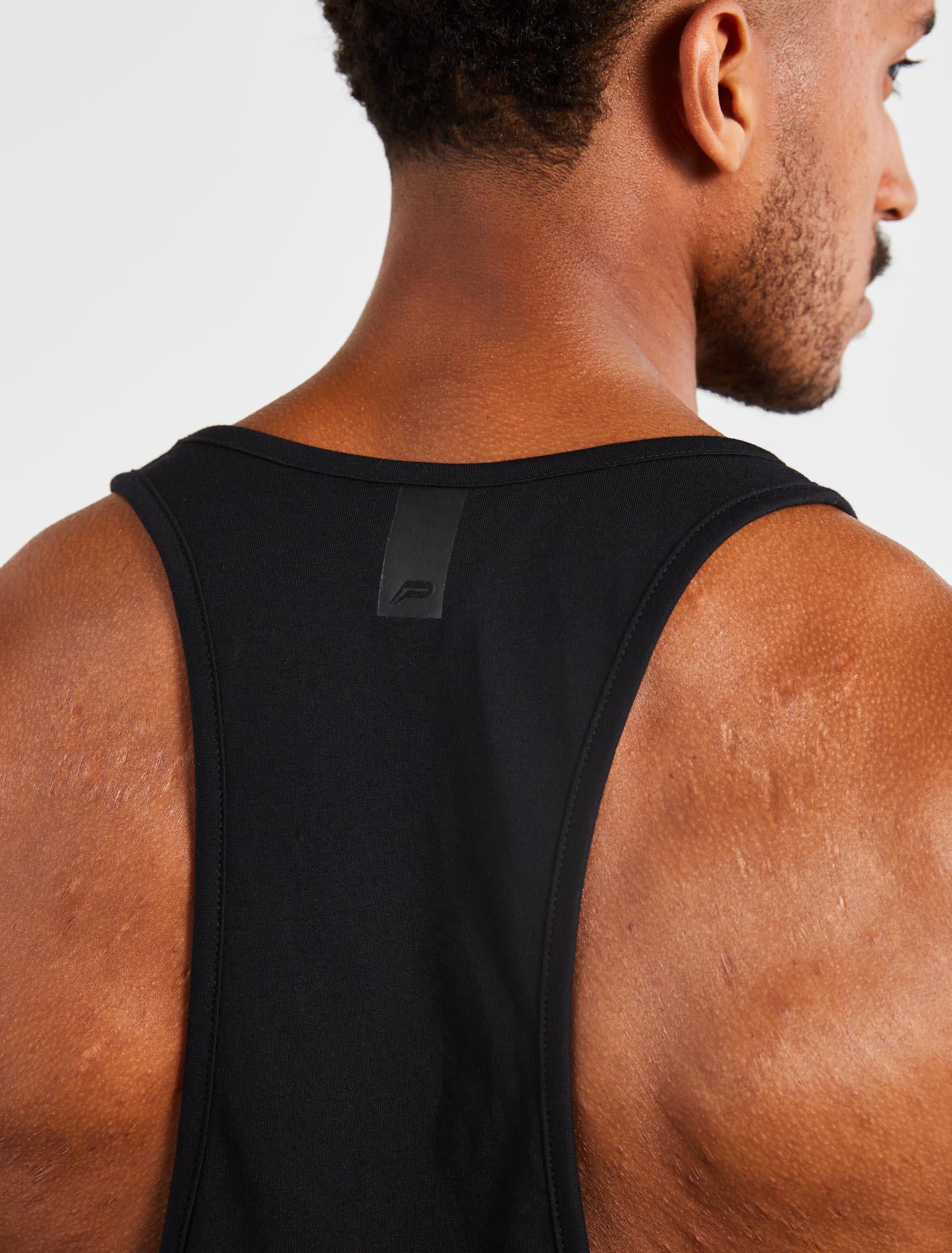 Freebily Tanktop voor heren, glanzende crop top, bodybuilding, vest Freebily Tanktop voor heren, glanzende crop top, bodybuilding, vest