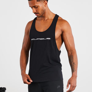 Graphic Stringer Vest / Black Pursue Fitness 1