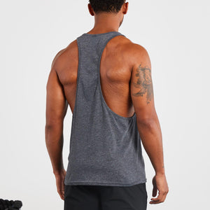 Graphic Stringer Vest / Charcoal Marl Pursue Fitness 2