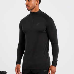 Hybrid Everyday ¼ Zip / Black Pursue Fitness 1