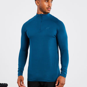 Hybrid Everyday ¼ Zip / Blue Marl Pursue Fitness 1